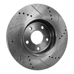 For Saab 9-5 2011 Brake Discs Driver and Passenger Side | Pair | Front | Natural