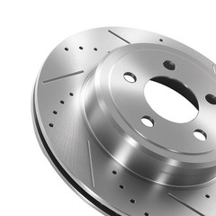 Rear Brake Rotors & Ceramic Pads Kit for Chrysler 300 05-23/Dodge Charger 06-23