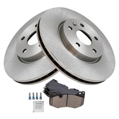 TRQ Brake Pad & Rotor Kit Ceramic Fits 2020-2021 Chevrolet Corvette