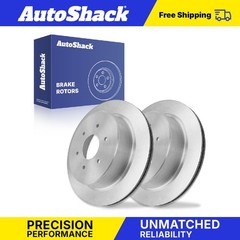 Rear Brake Rotors Pair for Nissan, TITAN 2017-2024, 4WD RWD V8 5.6L