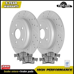 330mm Rear Solid Rotors Ceramic Brake Pads for 2011-2020 Durango Grand Cherokee