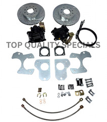 1978-88 G Body Camaro, S-10 10 Bolt Rear Disc Brake Conversion Kit Drilled Rotor