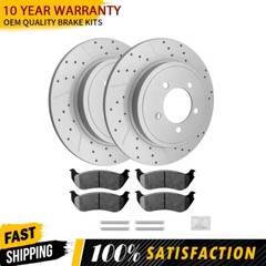 Rear Rotors + Ceramic Brake Pads for 2002-2005 Ford Explorer Mercury Mountaineer