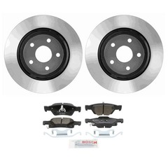 Wagner Rear Rotors Bosch Blue Ceramic Disc Brake Pads Kit For Dodge Durango 5.7L