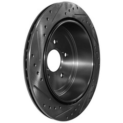 259mm Rear Drilled & Slotted Disc Brake Rotors for Mini Cooper 2014-2019 1.5L