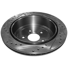 259mm Rear Drilled & Slotted Disc Brake Rotors for Mini Cooper 2014-2019 1.5L