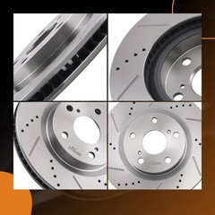 Front Brake Rotors Kit for Toyota Avalon 2008-2018 Camry 2007-17 RAV4 2006-2018