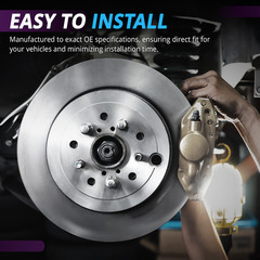 12.60″ (320mm) Front Brake Rotors for 2009 2010 2011 2012 – 2020 Nissan 370Z