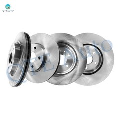 Set 4 Front 321mm-Rear 315mm Brake Disc Rotors For 2016 Chevrolet Malibu Limited