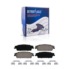 Front Rear Drilled Rotors Brake Pads for Chevy GMC Silverado Sierra 1500 Tahoe