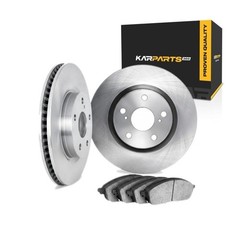 Brake Rotor Set Front | Cast Iron | Solid | 114.3 Mm./4.50 In. Bolt Circle 5 Lug