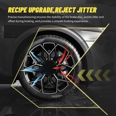 316mm Front Drilled Disc Brake Rotors for 2003 – 2014 Volvo XC90