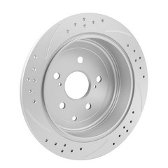 Rear Drilled Rotors Brake Pads for Toyota Sienna Highlander Lexus RX350 31544