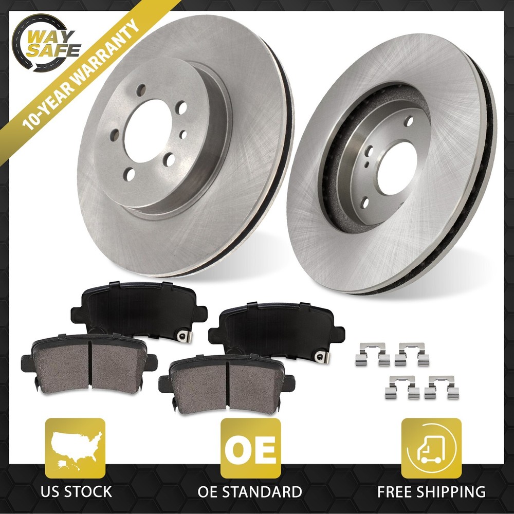Rear Rotors Brake Pads Kit for Chevrolet Impala Buick Lacrosse Regal