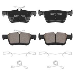 11.89 INCH REAR DISC ROTORS BRAKE PADS KIT FOR 2013-2016 FORD FUSION LINCOLN MKZ