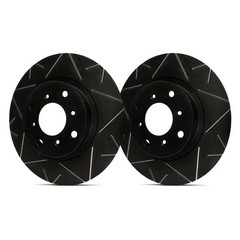 For Lexus SC430 02-10 SP Performance Peak Slotted 1-Piece Front Brake Rotors