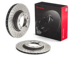Brembo 09.D805.11 Prime UV Coated Drilled PVT Brake Rotors – Front Pair