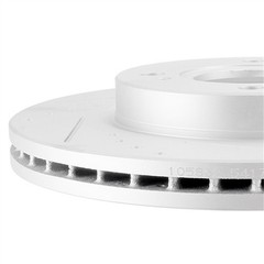 Front Drilled & Slotted Brake Discs Rotors For Ford Fiesta 11 – 13 G3000 Casting