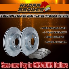 FITS 2014 Ford Explorer Heavy Duty OE BLANK BRAKE ROTORS CERAMIC SLV F