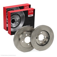 2X APEC Front Brake Discs for HONDA CITY IV Saloon 2003-08 258mm Vented DSK2570