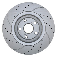 Bison Performance Front Drill Coat 328mm Brake Disc for RX350 Highlander Sienna