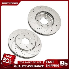 2x Front Drilled Slotted Brake Rotors Fits Nissan Frontier 2005-2019 2.5L 980369