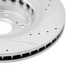 2X Front Brake Rotors Discs For Lexus NX200t NX300h RX350 RX450h Slotted Drilled