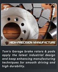 Front & Rear Disc Rotors + Brake Pads for Chevy Traverse GMC Acadia Limited