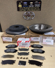 2019-2023 TOYOTA RAV4 OEM NEW REAR BRAKES ROTORS BRAKE PADS & SHIMS