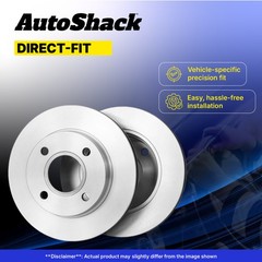 Coated Front Brake Rotors Pair for Ford F-250 Super Duty F-350 Super Duty 6.7L