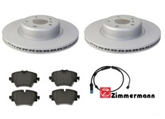 ★ NEW Zimmermann BMW X3 X4 Z4 G01 330i Front Brake Kit Rotors Pads 34116860907