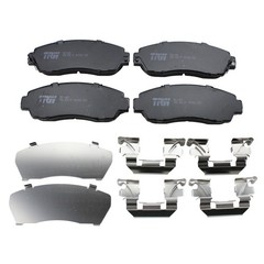 DuraGo Front Rear Disc Brake Rotors TRW Ceramic Pads Kit for CRV 2.4L RDX 2.3 L4