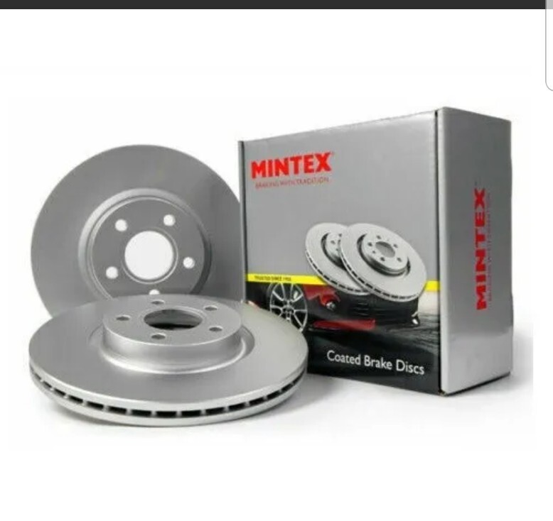 New Mintex 5 Stud Rear Coated Solid Brake Discs Pair – MDC1721C