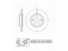 Disc Brake Rotor-FVP Premium Replacement Coated WINSTOP 6621227