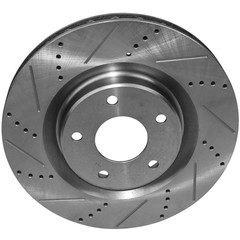 352mm Front Drilled Brake Rotors for Cadillac XLR 2005-2007 Chevy Corvette Pair