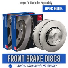 Brake Discs Pair Front FOR MERCEDES C207 163bhp 2.2 E220 10->14 CHOICE2/2 Blue