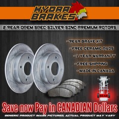 FITS 2014 Ford Explorer Heavy Duty OE BLANK BRAKE ROTORS CERAMIC SLV R