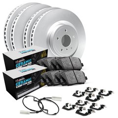 R1 Concepts Wdts2 11567 R1 Brake Rotors Carbon Coated W Euro Ceramic Pads