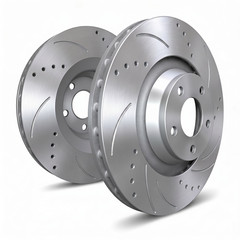 SP Performance F67-309-P Front Zinc Drill/Slot Brake Rotors for 02-03 Sonata