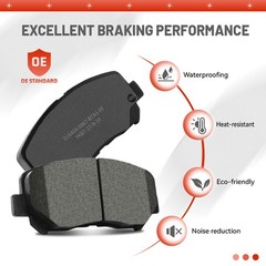 265mm Rear Drilled Rotors+Brake Pads for 2019-2021 Mazda 3 Sport 2020-2021 CX-30