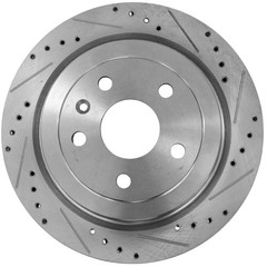 2pcs Rear Drilled Brake Rotors for Chevrolet Camaro 10-15 Cadillac CTS 2008-2019