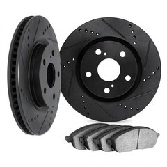 For Buick Allure 2010 Rotor Set | Front | Excluded Calipers Drilled And Slotted