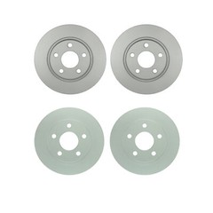 Bosch QuietCast Front 297.3mm & Rear 269.9mm Disc Brake Rotors Kit For Biuick V6