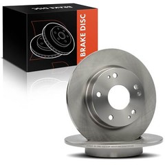 2Pcs 260mm Rear Side Solid Disc Brake Rotors for Honda Insight 2019-2022 Civic