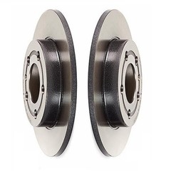 Brembo Pair Set of 2 Rear UV Coated 239mm Brake Disc Rotors For Audi TT Quattro