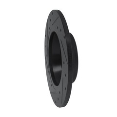 For Audi A3 2006-2010 Brake Rotor | Black | 282 mm. / 11.10 in. Outside Diameter