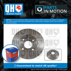 2x Brake Discs Pair Solid Front 240mm BDC3611 Quinton Hazell Set 1107767 5022652