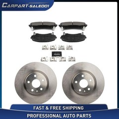 Front Disc Brake Rotors Brake Pads Kit for 2008-2014 Cadillac CTS 3.6L