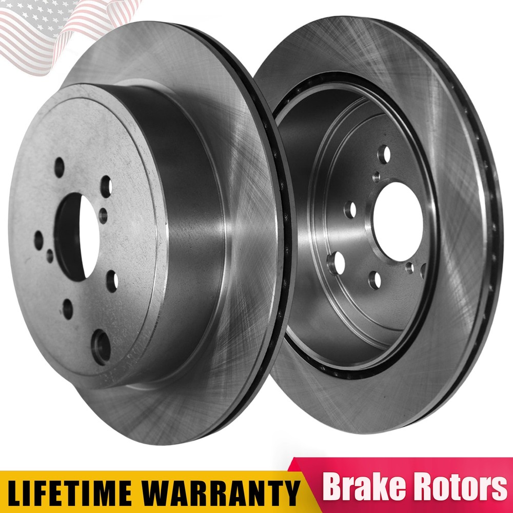 259mm Rear Left & Right Disc Brake Rotors for Mini Cooper 2014-2019 1.5L 5 Lug
