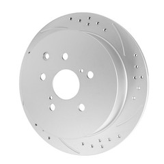 Rear Drilled Rotors Brake Pads for Toyota Sienna Highlander Lexus RX350 31544